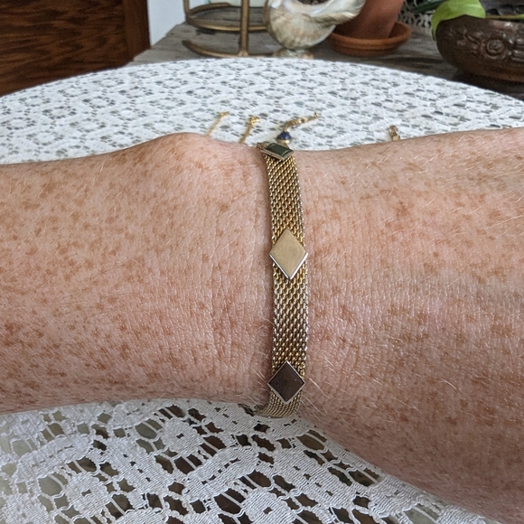 Vintage Gold Bracelet Lot - Picture 7 of 8